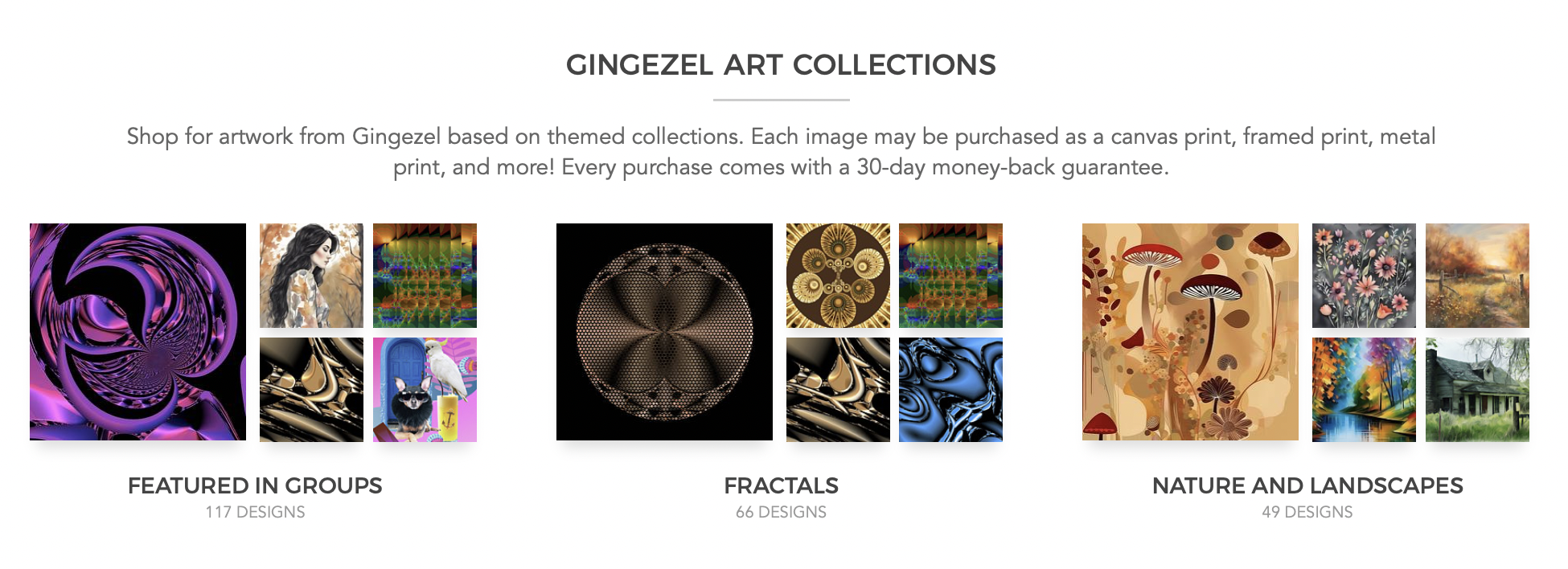 Gingezel at Gingezel Prints